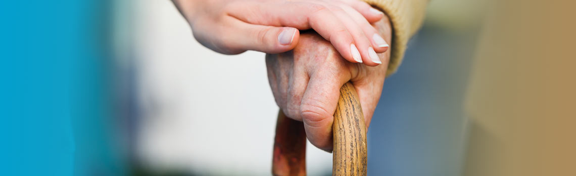 Elderly and caregiver