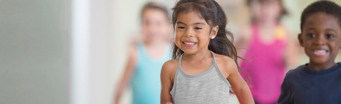 Girl running