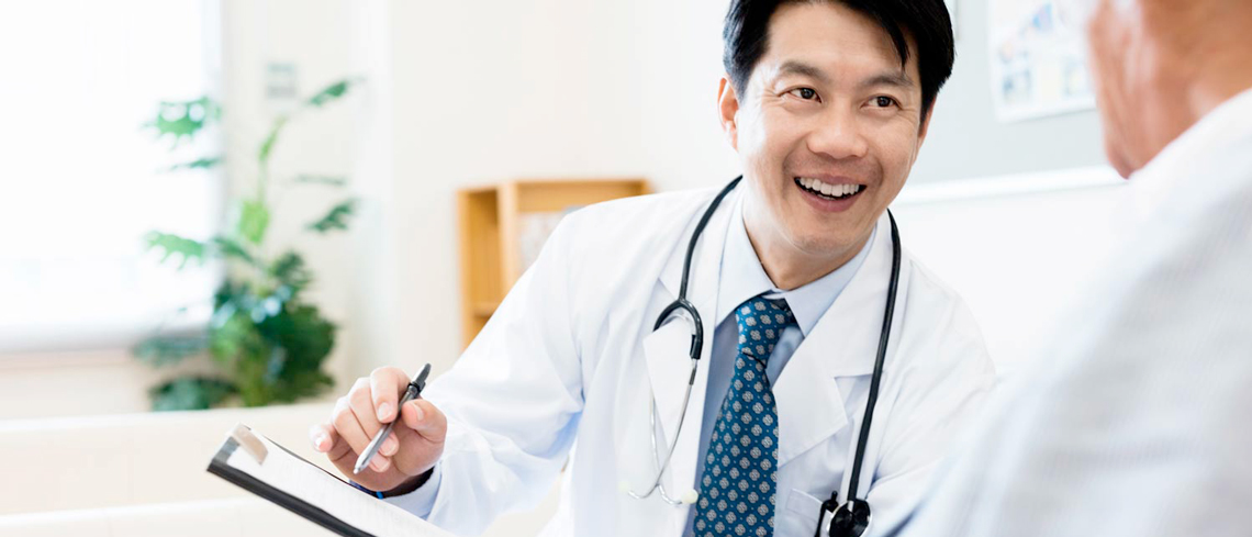 Doctor smiling
